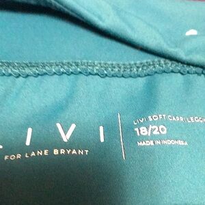 Torrid size 2x teal leggings